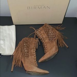 Alexandre Birman Katys fringe booties